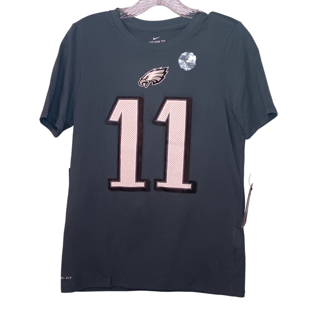 Nike Tee Size Large Youth Carson Wentz Philadelphia Eagles Football Cotton NWT